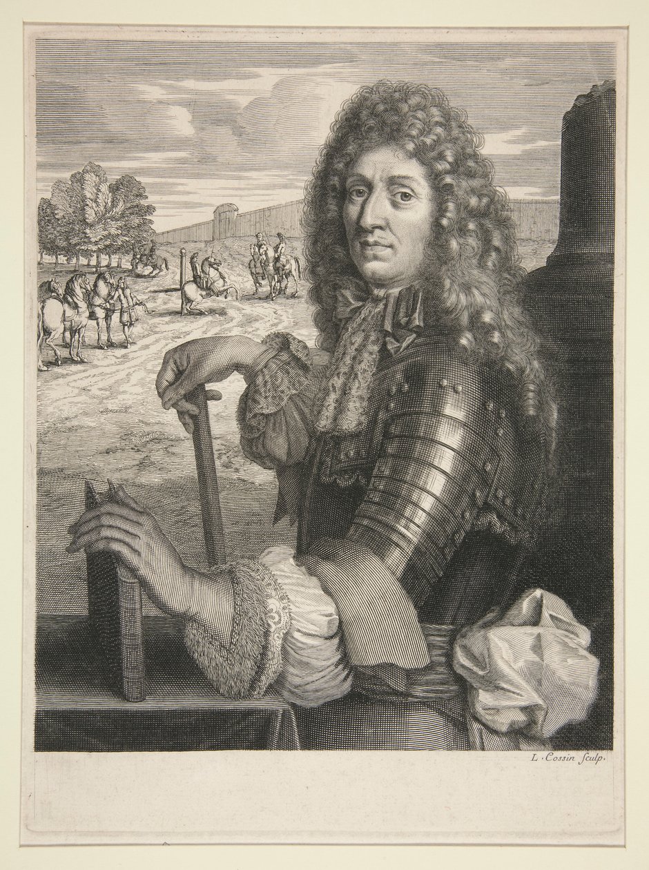 Zırhlı Bir Asilzade Portresi by Louis Cossin