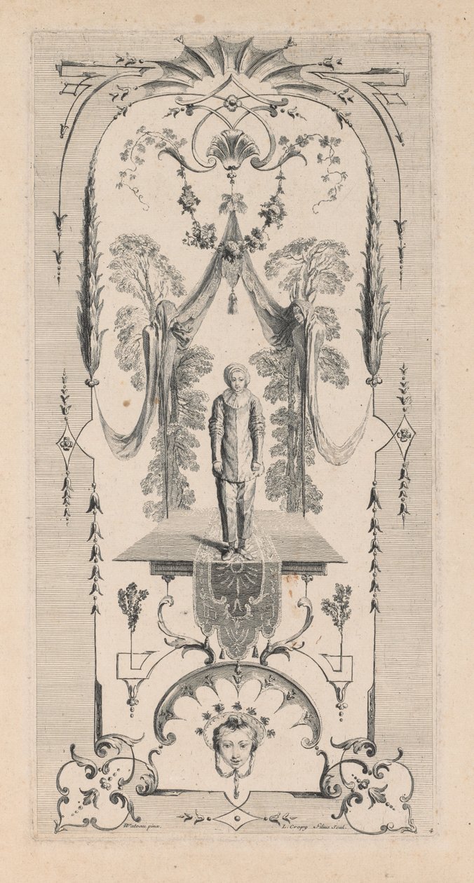 Pierrot, Arabesk. by Louis Crepy