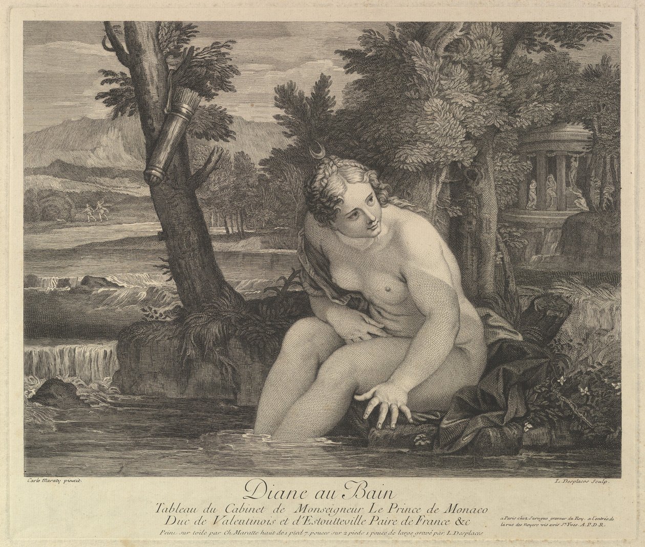 Diana hamamda. by Louis Desplaces