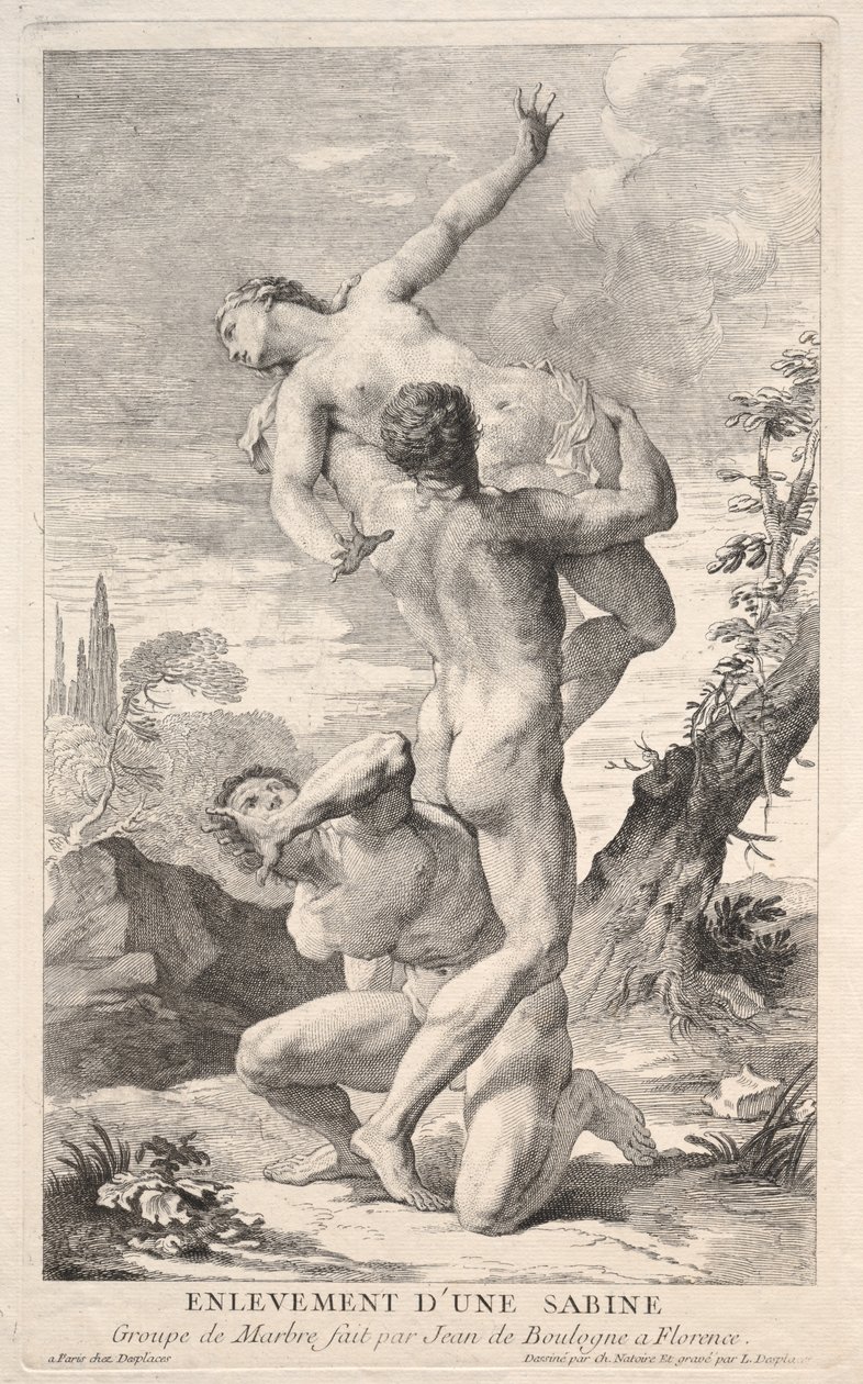 Sabinlerin Tecavüzü, 1700'ler. by Louis Desplaces