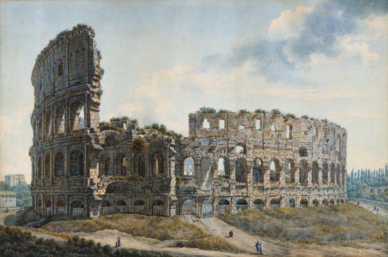 Kolezyum, Roma, n.d.. by Louis Ducros