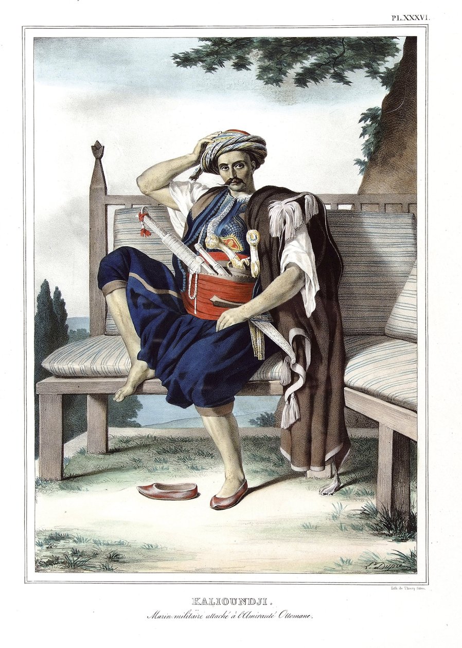 Kalioundji, askeri denizci, Osmanlı Donanması