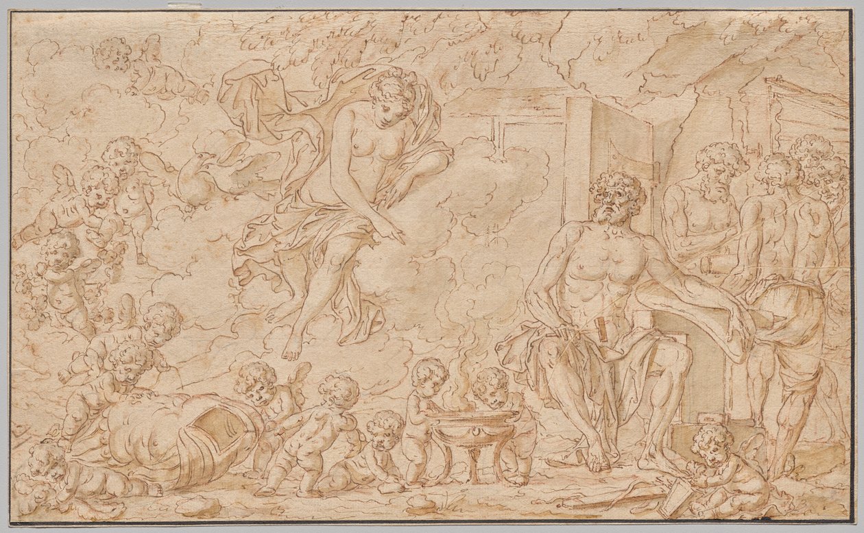 Vulkan Demirhanesinde Venüs by Louis Felix de la Rue