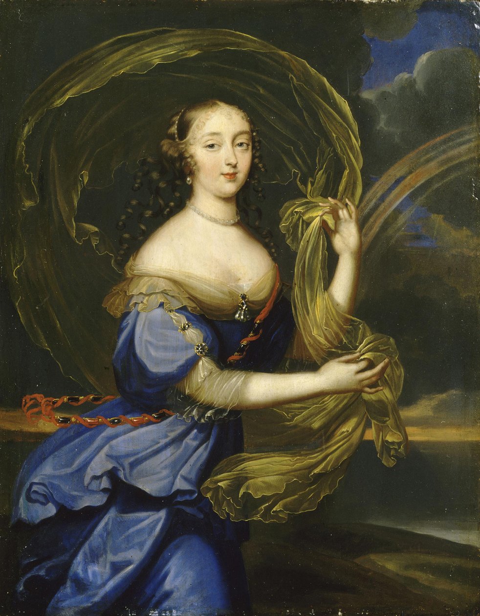 Françoise-Athénaïs de Rochechouart, Marquise de Montespan 1640-1707, Iris olarak by Louis Ferdinand Elle the Younger