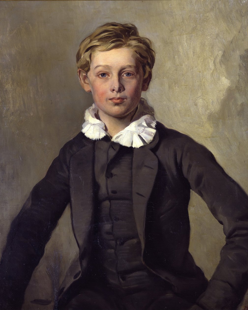 Kont Hans Haubold von Einsiedel'in portresi, 1855 by Louis Ferdinand von Rayski