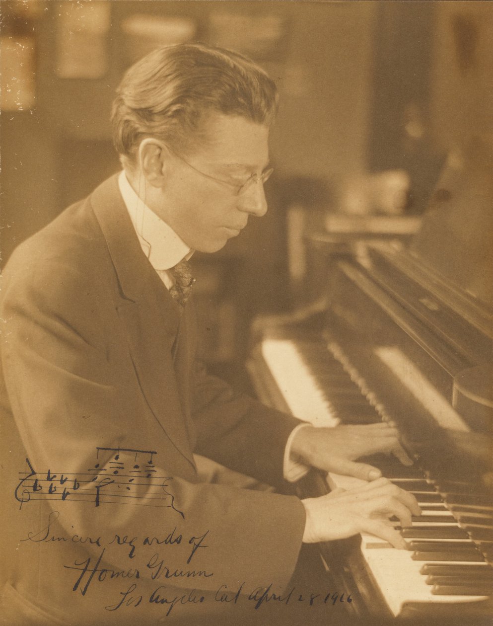 [Homer Grunn Piyanoda] by Louis Fleckenstein
