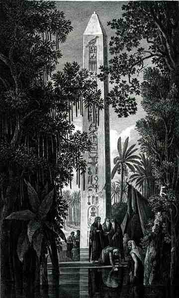 Mattariyyah Dikilitaşı, Jean Antoine Pierron (fl.1780-1812) tarafından 