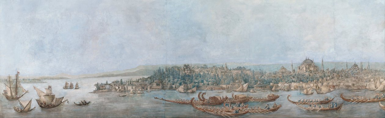 Sarayburnu Panoraması, 18. yüzyıl sonu. by Louis Francois Cassas