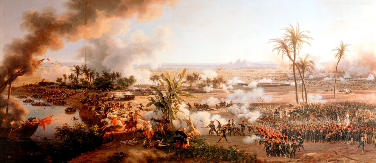 Piramitler Savaşı, Mısır, 21 Temmuz 1798 by Louis Francois Lejeune