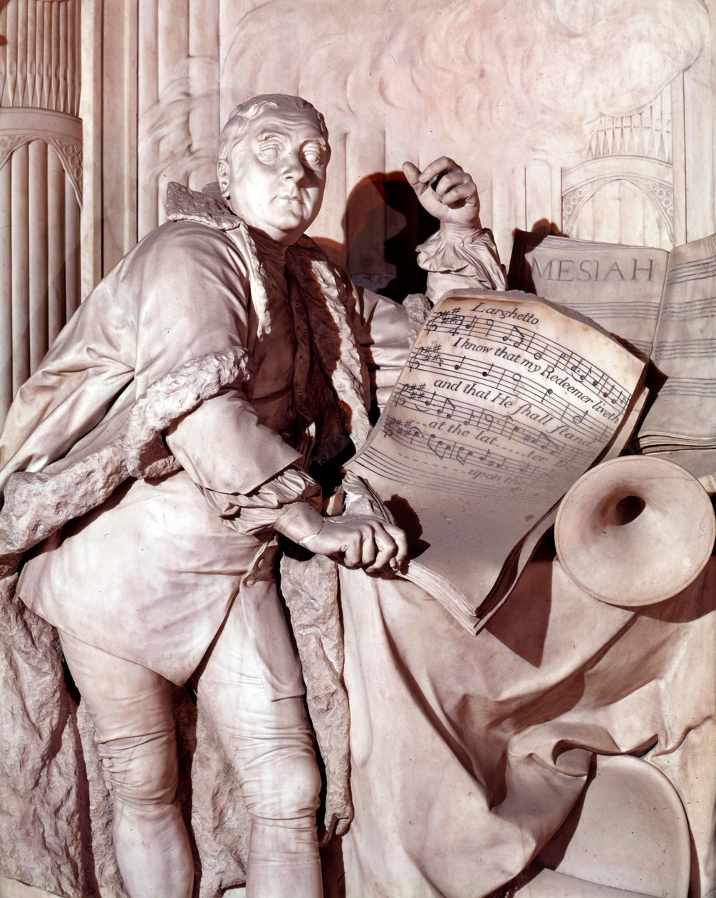 George Frederic Handel anıtı, Westminster Abbey by Louis Francois Roubilliac