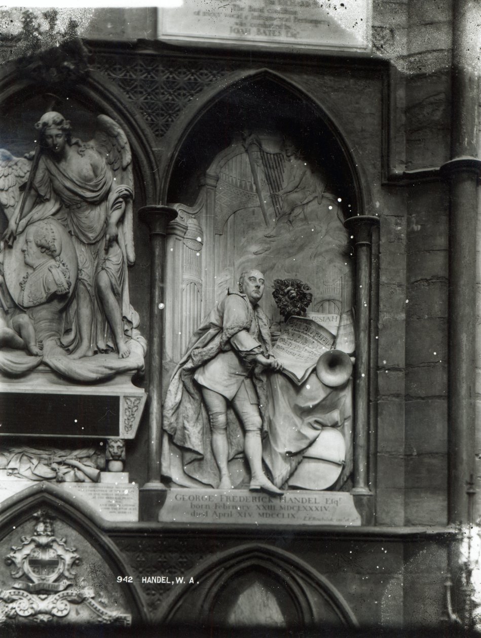 Handel Anıtı, 1762 by Louis Francois Roubilliac