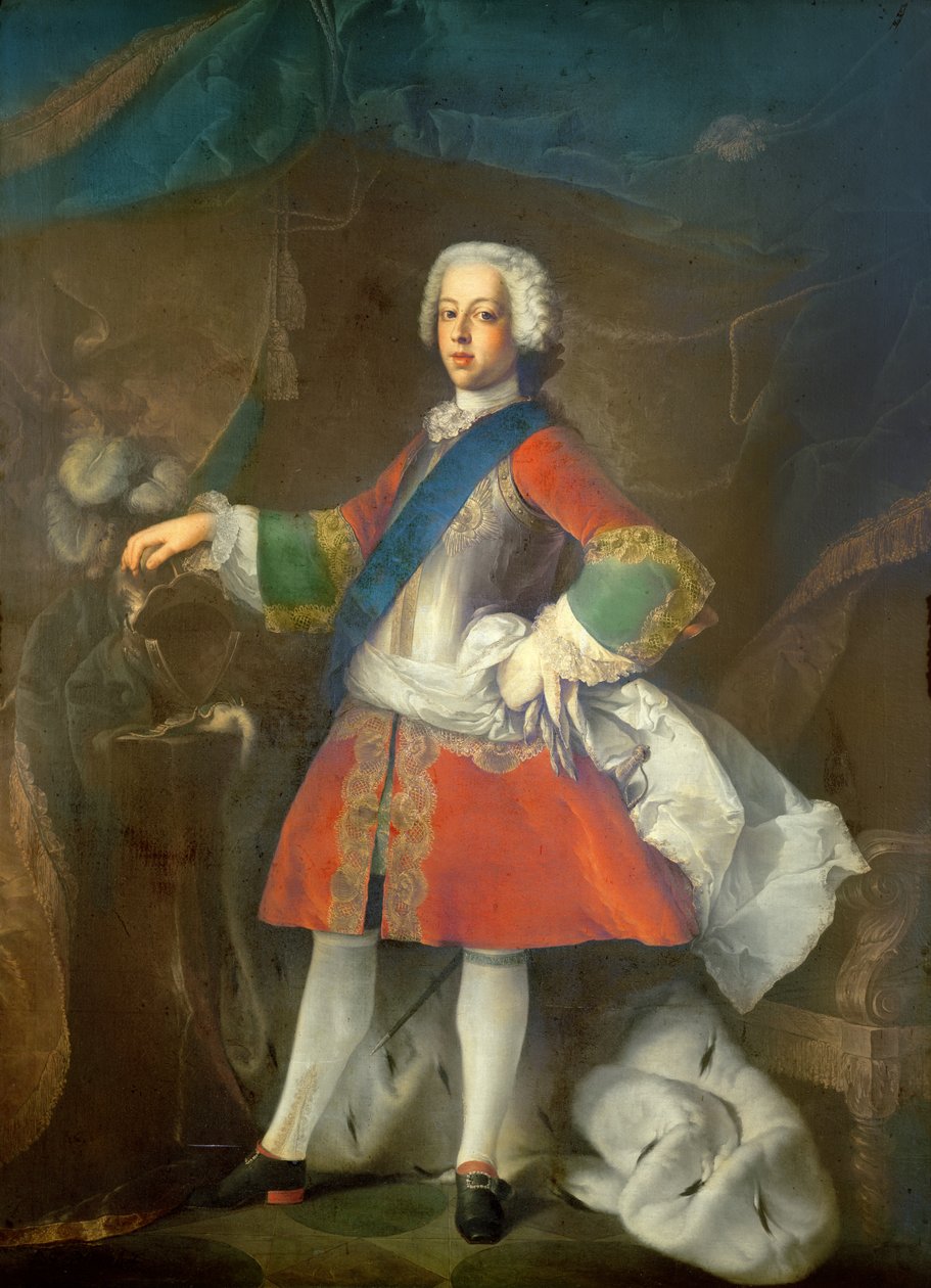 Prens Charles Edward Louis Philip Casimir Stuart by Louis Gabriel Blanchet