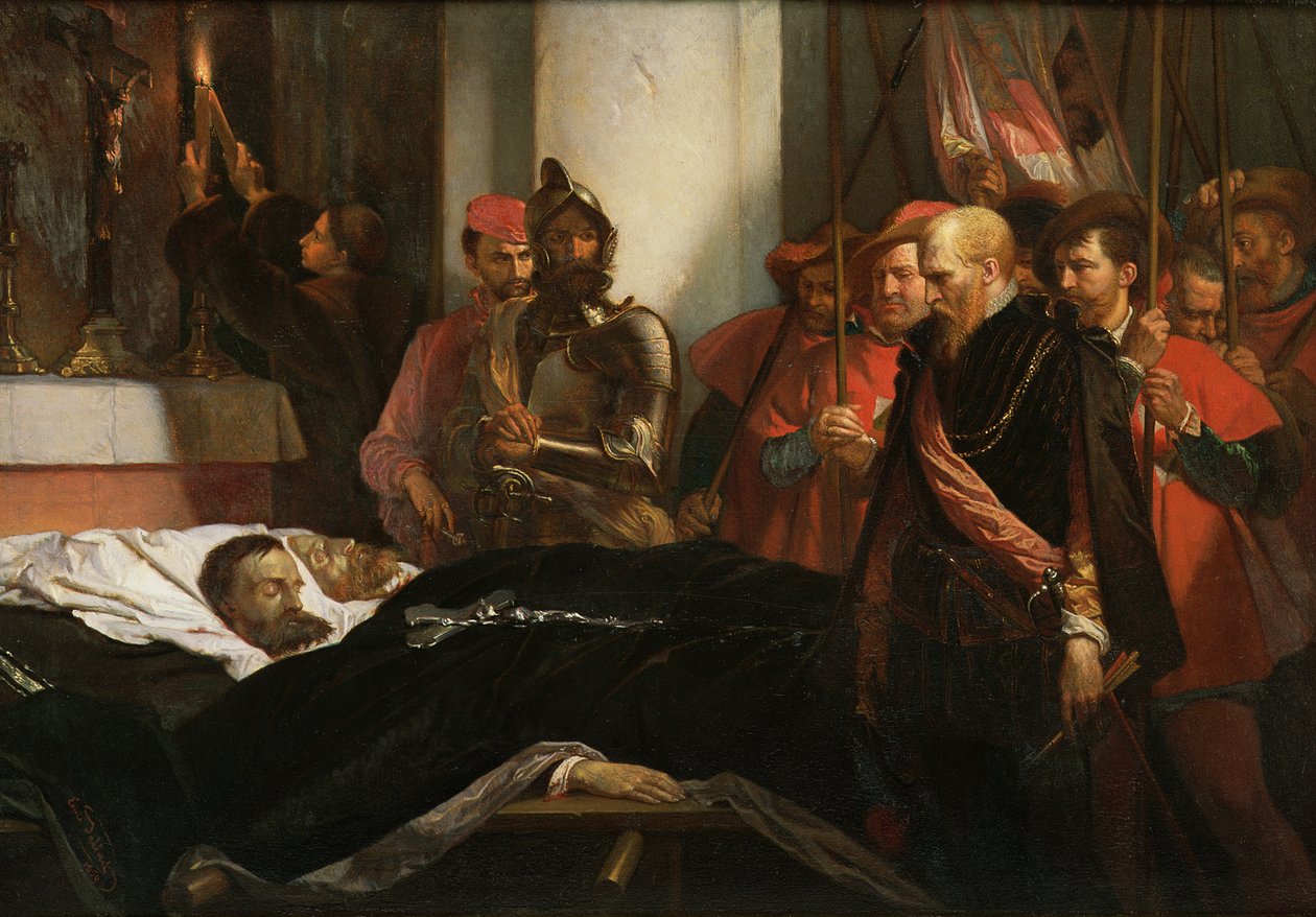 Kont Egmont ve Hoorn'a Son Başarılar by Louis Gallait