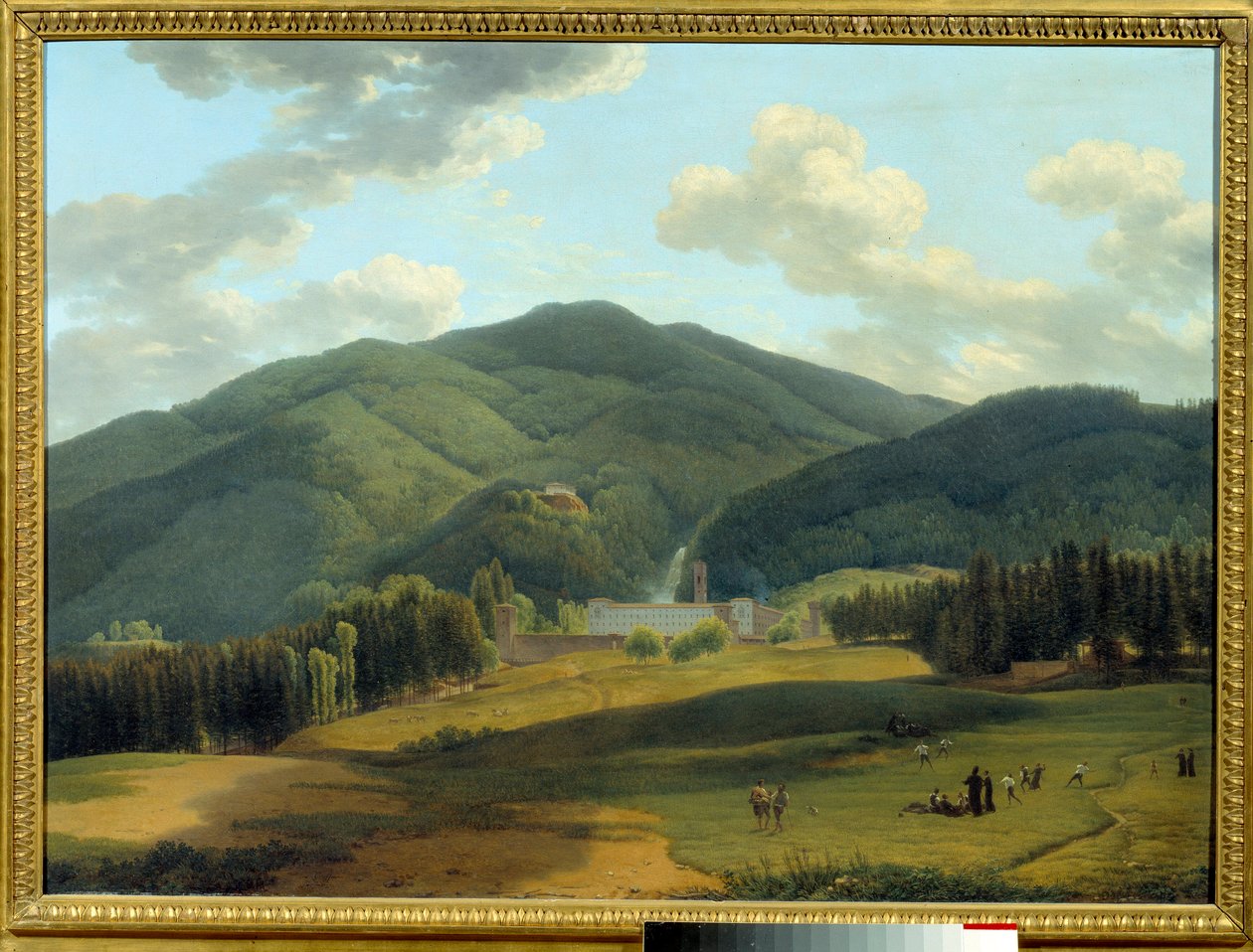 Vallambrosa Manastırı. Louis Gauffier (1761-1801) tarafından yapılan tablo by Louis Gauffier