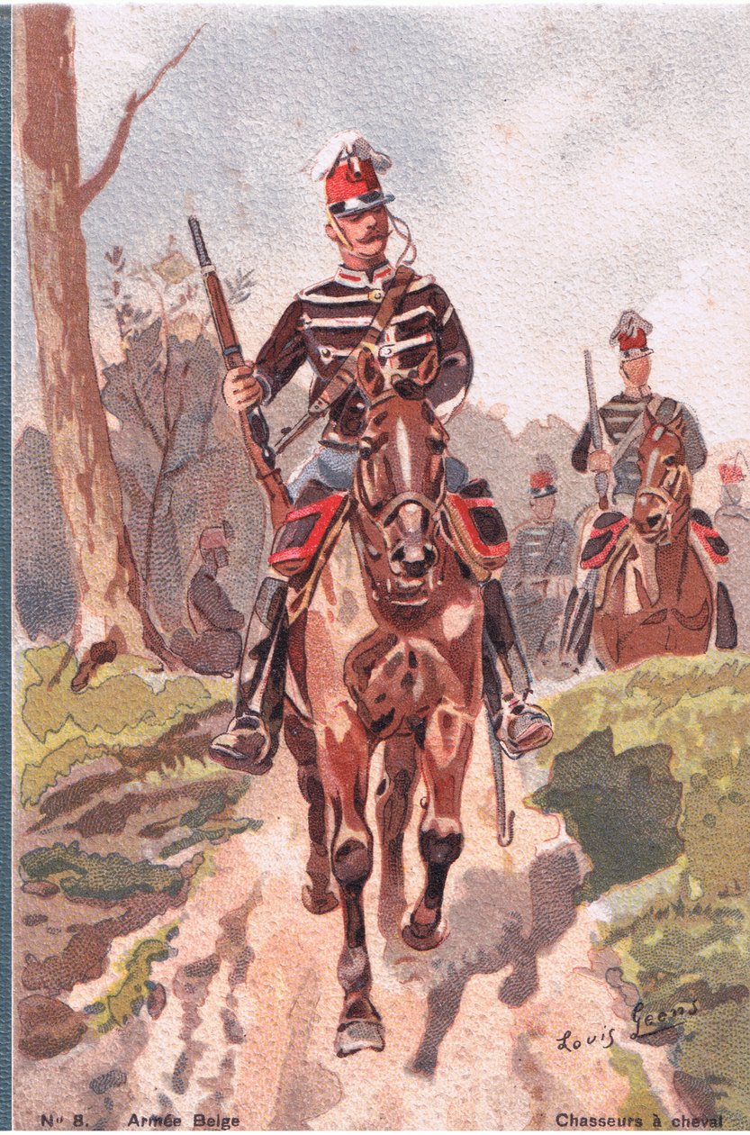 Atlı Avcılar, Kartpostal, 1920