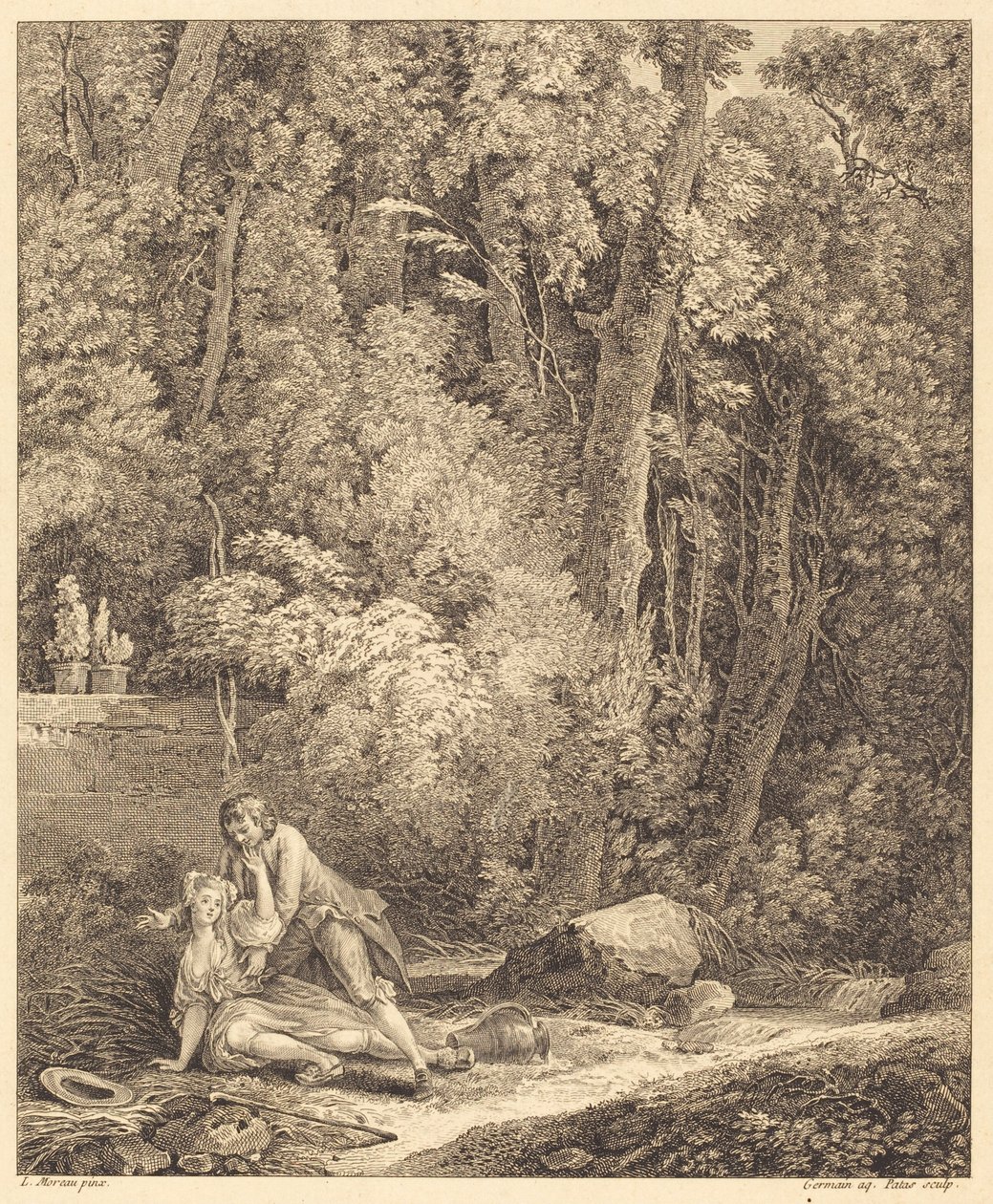 girişimci köylü by Louis Germain and Charles Emmanuel Patas after Louis Gabriel Moreau