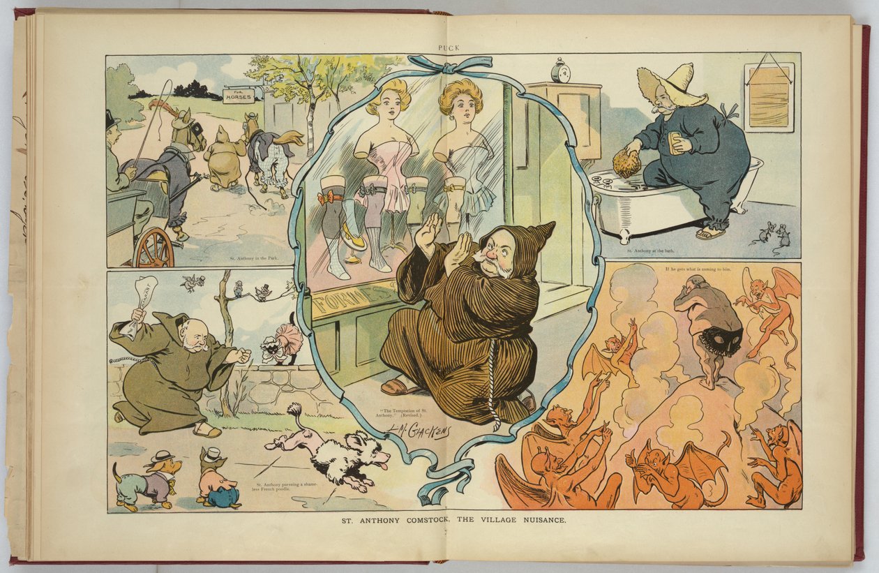 Anthony Comstock, Puck Magazine