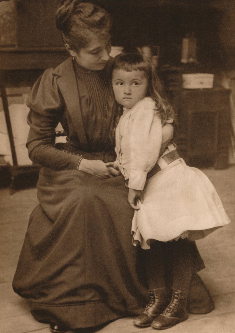 Kadın ve Çocuk , 1937 by Louis Guichard