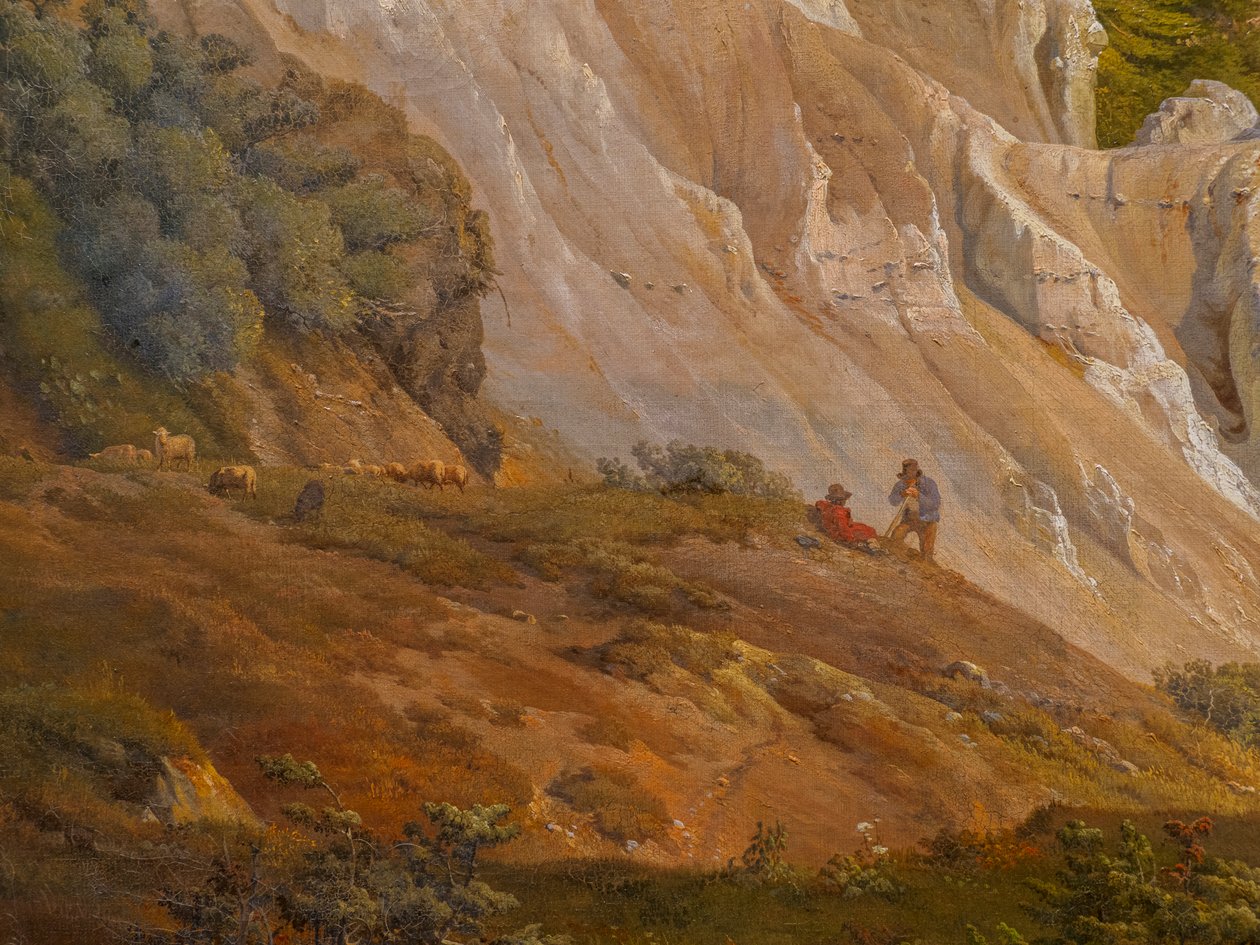 Møns Klint Kayalıkları by Louis Gurlitt