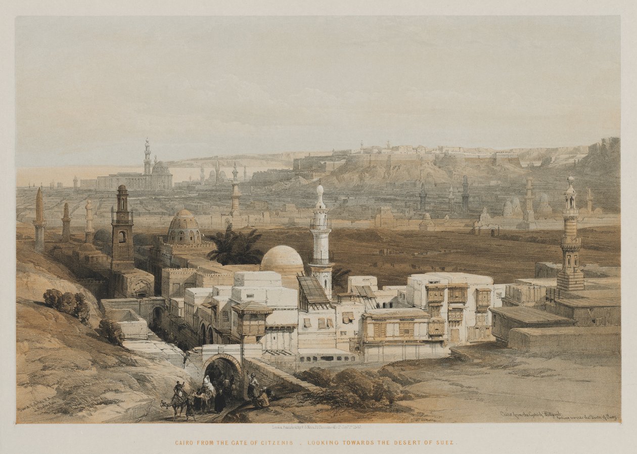 Mısır ve Nubia, Cilt III: Citzenib Kapısından Kahire, Süveyş Çölü