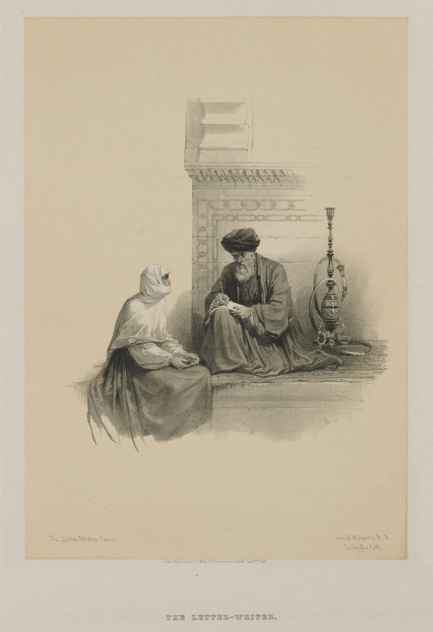Mısır ve Nubia, Cilt III: Mektup Yazarı, Kahire by Louis Haghe