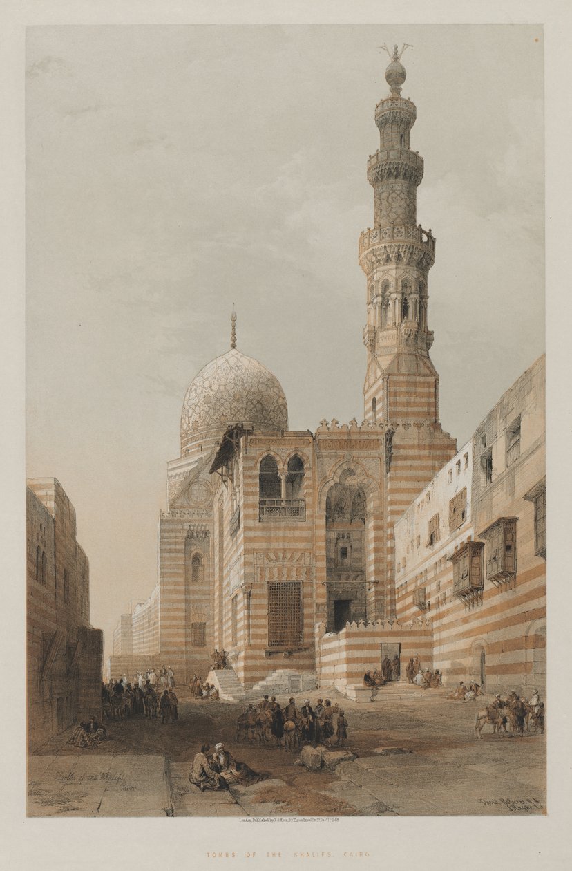 Mısır ve Nubia, Cilt III: Halife Mezarları, Kahire, 1848. by Louis Haghe
