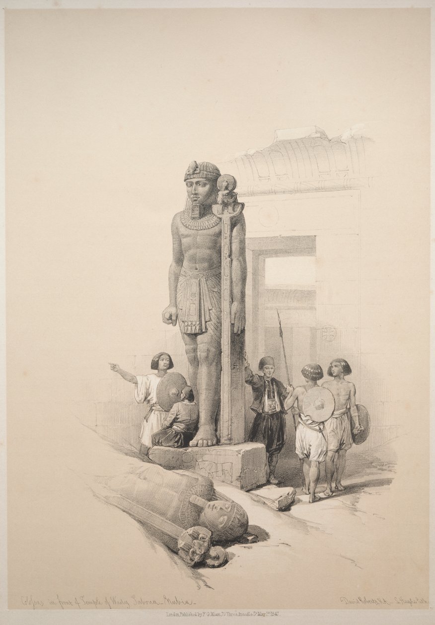 Mısır ve Nubia: Cilt II - No. 7, Colossi, Wady Saboua