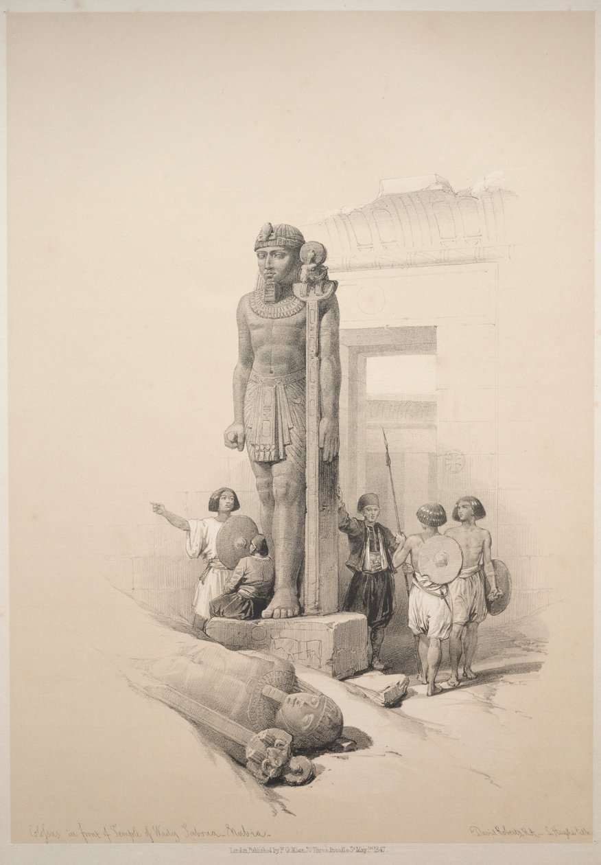 Mısır ve Nubia: Cilt II - No. 7, Colossi, Wady Saboua
