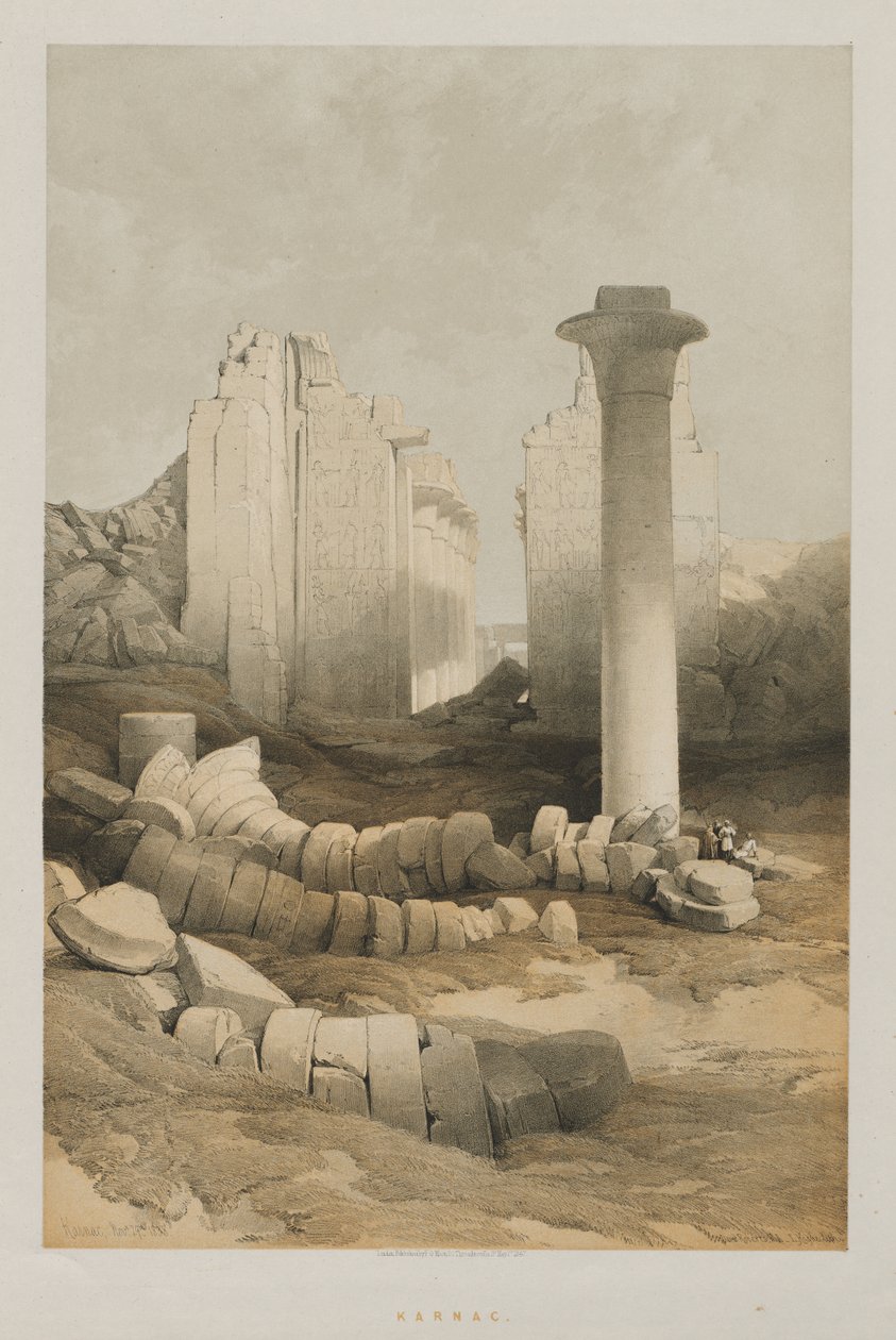 Mısır ve Nubia, Cilt II: Karnak by Louis Haghe