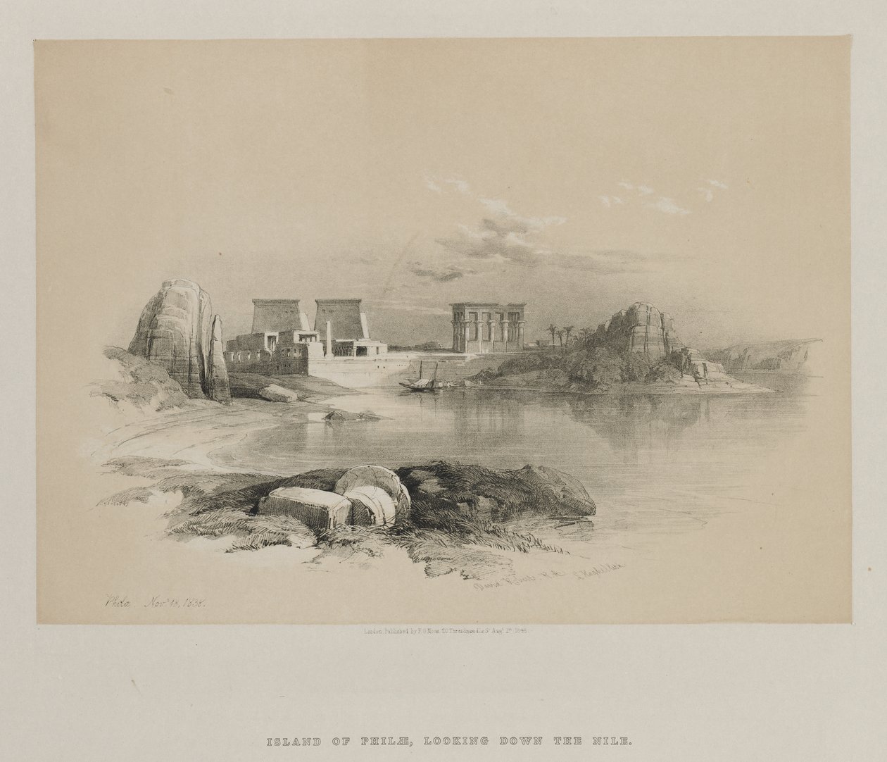 Mısır ve Nubia, Cilt II: Philae by Louis Haghe