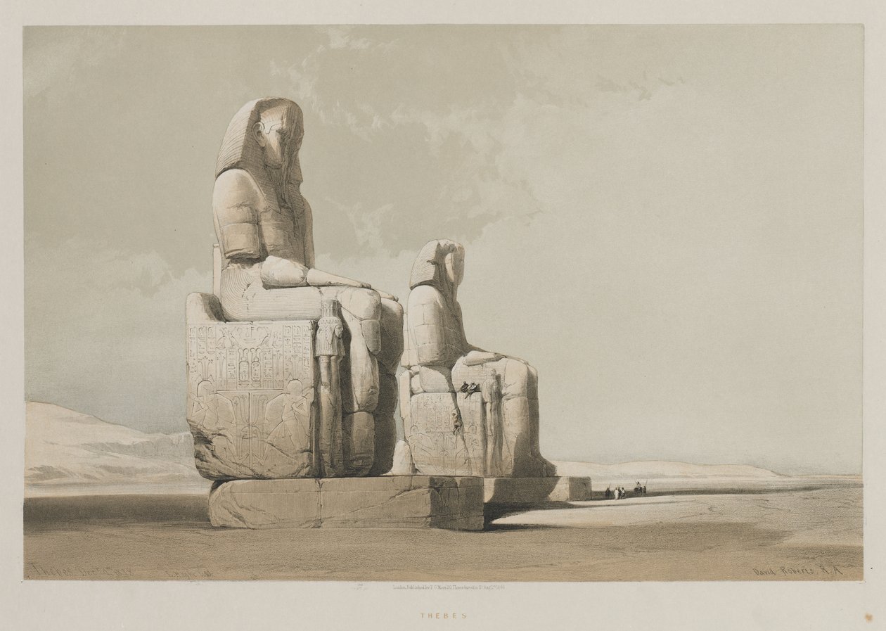 Mısır ve Nubia, Cilt I: Thebes, 1846. by Louis Haghe