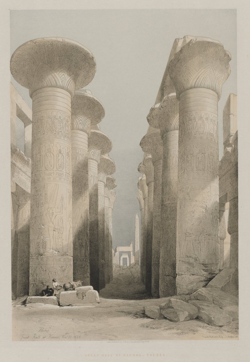 Mısır ve Nubia, Cilt I: Thebes, Karnac