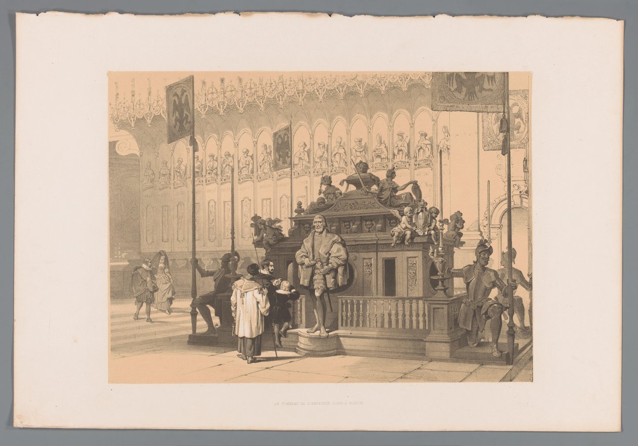 Graftombe van keizer Lodewijk de Beier te München Münih