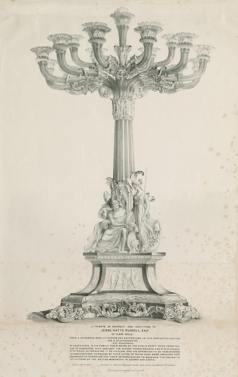 Liam Hall - Avize: Taşbaskı, 1832 by Louis Haghe