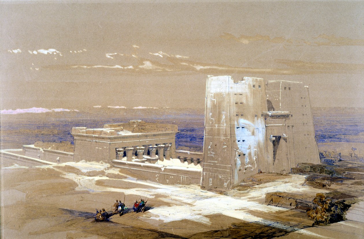 Edfu Kumtaşı Tapınağı, şahin başlı tanrı Horus
