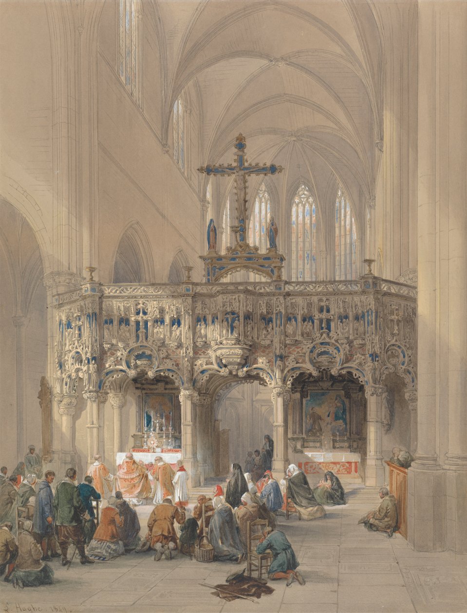 Aziz Michael Dağı, Ultrecht by Louis Haghe
