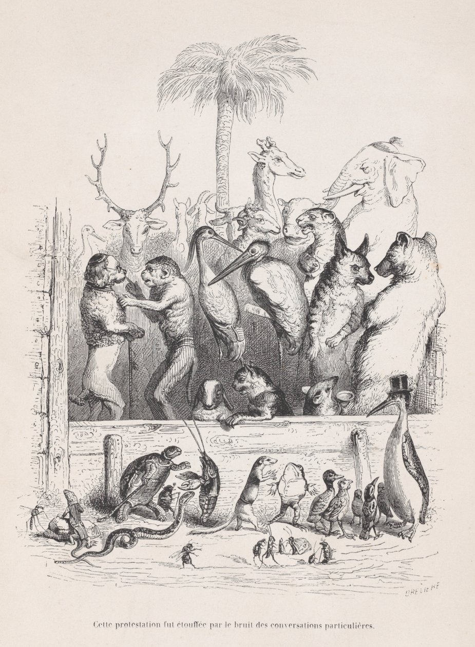 Bu protesto, Scenes from..., yak. 1837-47. by Louis Henri Brévière