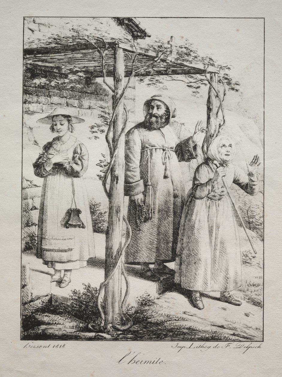 Keşiş by Louis Hersent