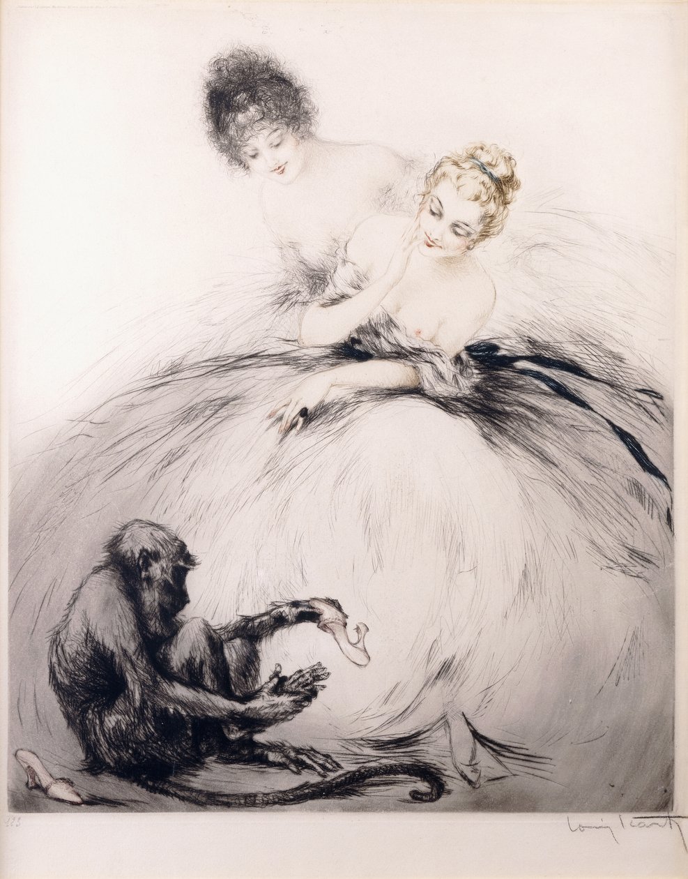 şaşkınlık by Louis Icart