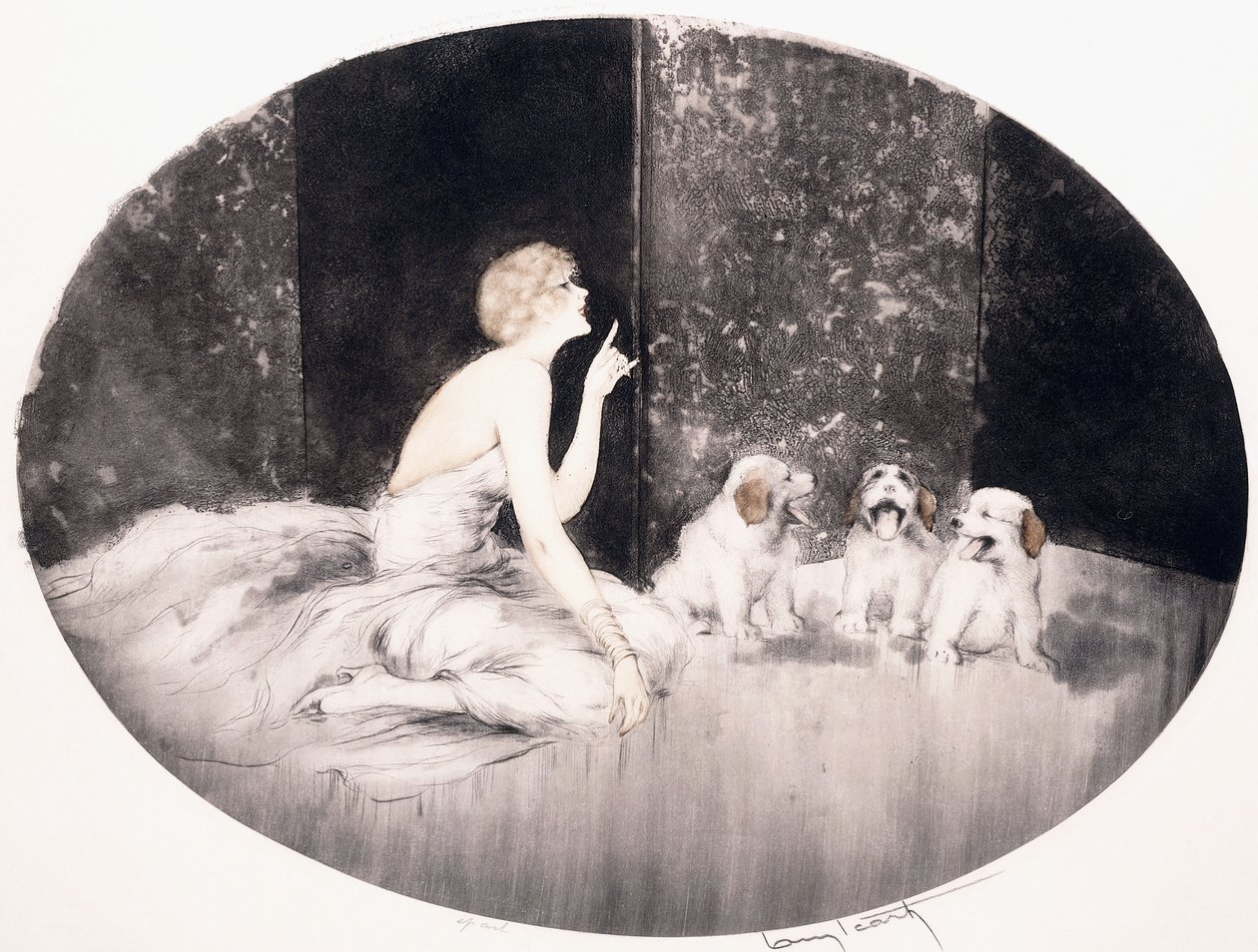 Şan dersi by Louis Icart