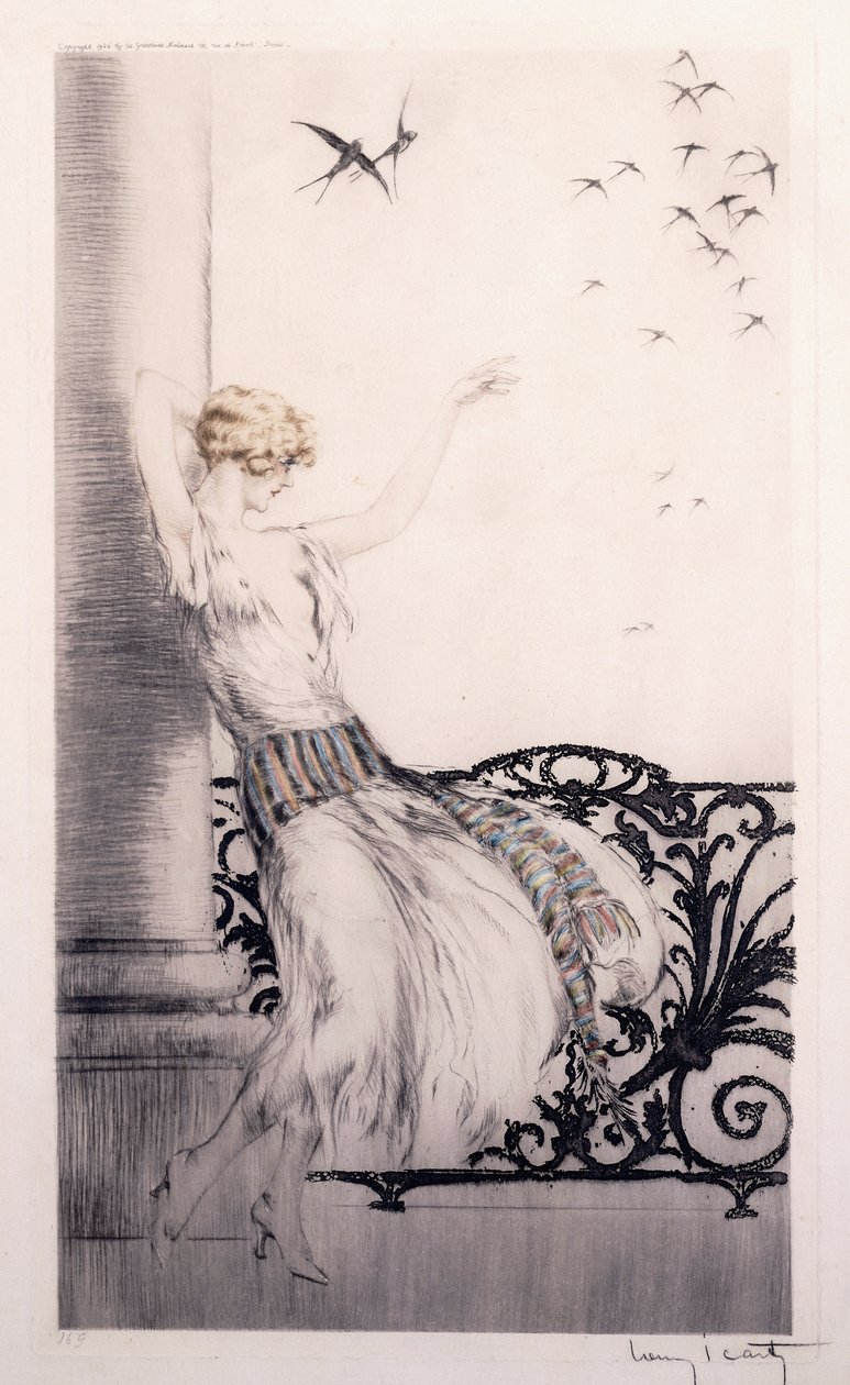 kırlangıçlar by Louis Icart
