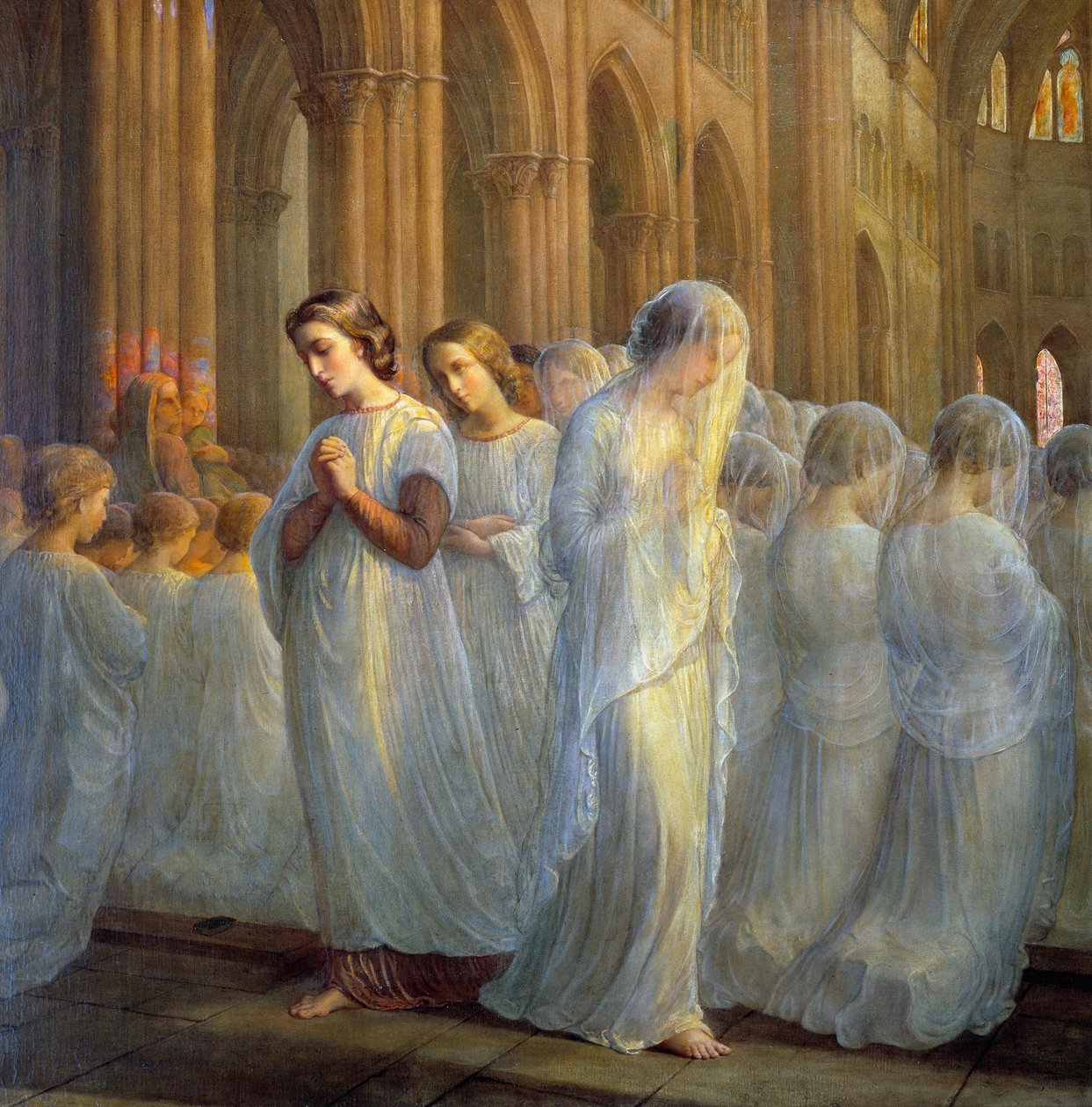 Ruhun şiiri; İlk Komünyon. Anne Francois Louis Janmot
