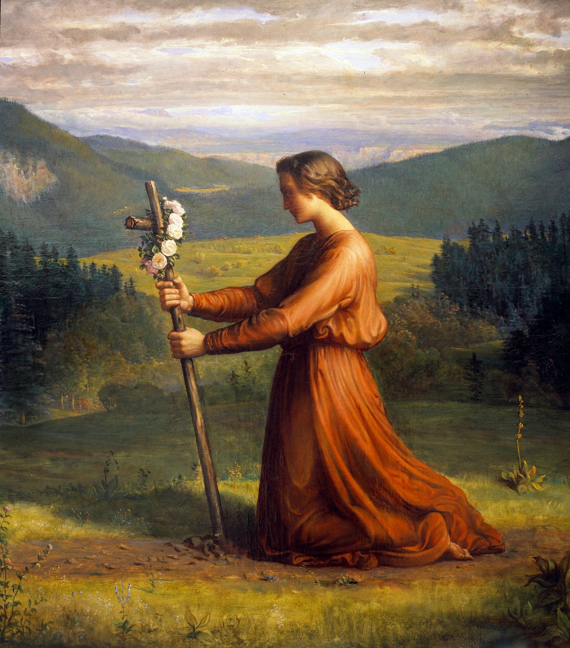 Ruhun şiiri; gerçeklik. Anne Francois Louis Janmot