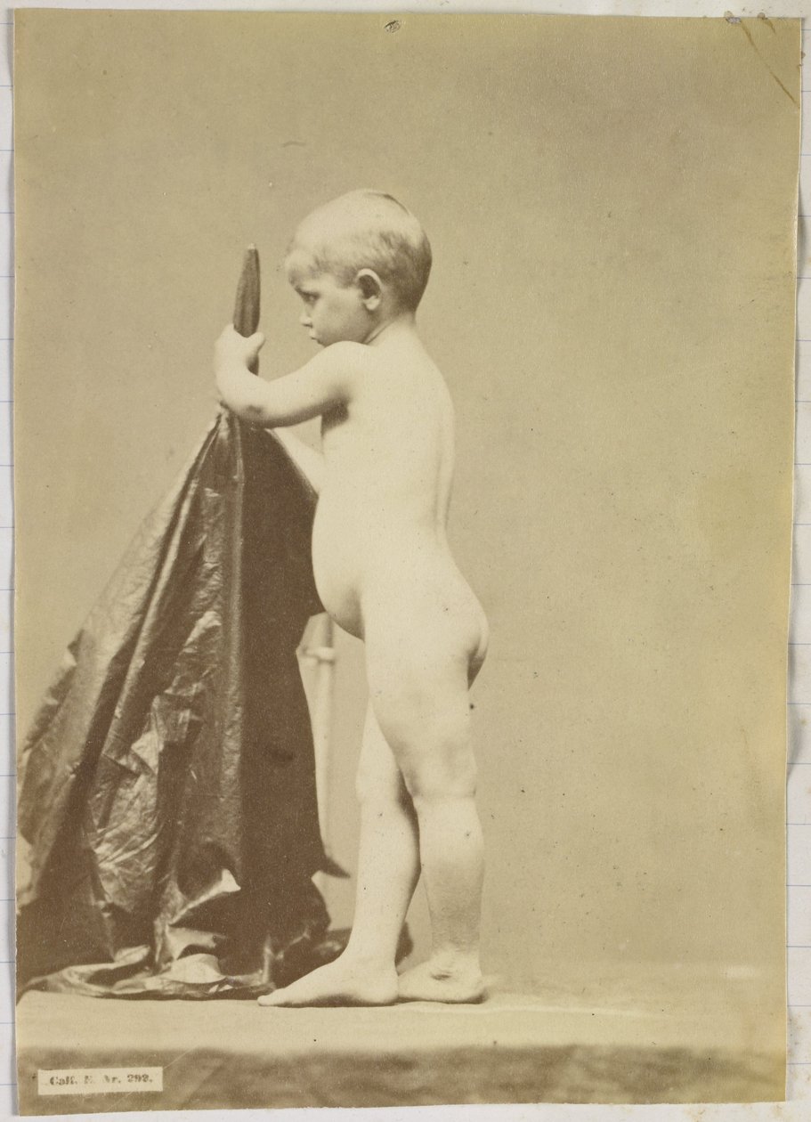 Yandan görülen çıplak bir çocuğun incelenmesi by Louis Jean Baptiste Igout (attributed to)