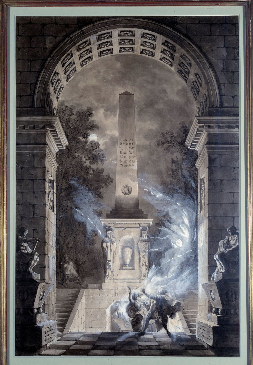 Senaryo: Jean Louis Desprez (1743-1804) tarafından Francois Marie Arouet dit Voltaire (1694-1778) (1748) 1784