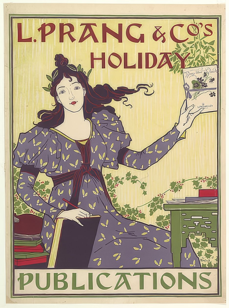 L. Prang & Co.s: Tatil. 1895 by Louis John Rhead