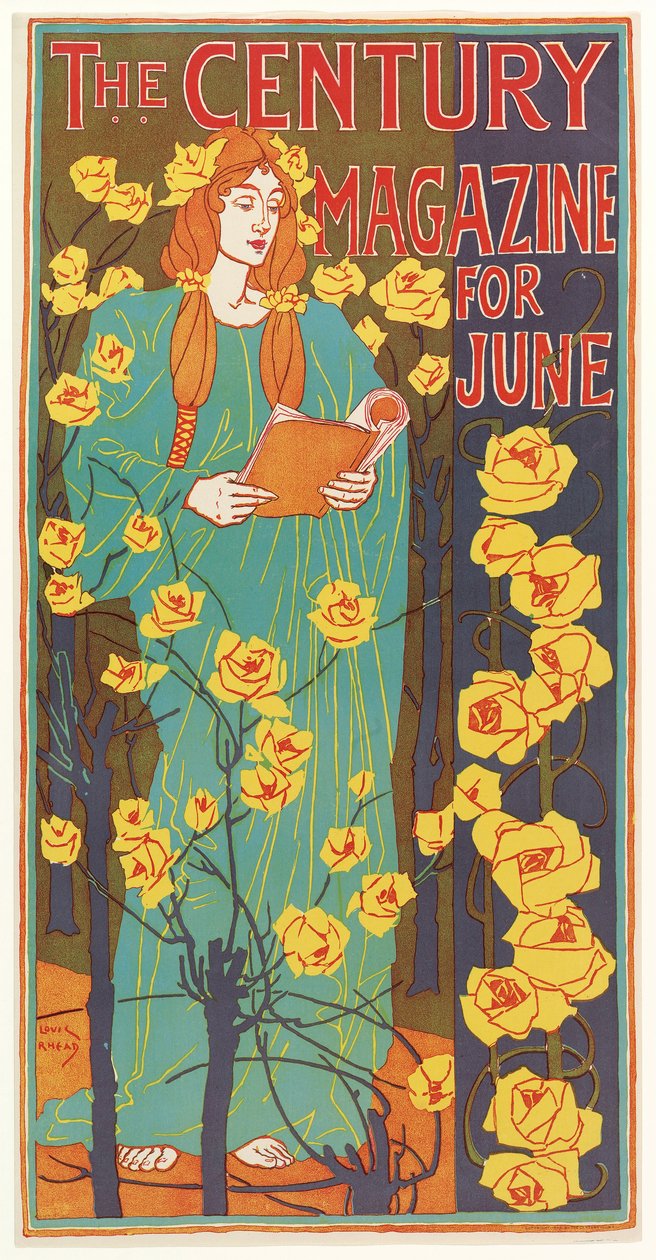 Haziran için Century Dergisi, pub. 1896 by Louis John Rhead