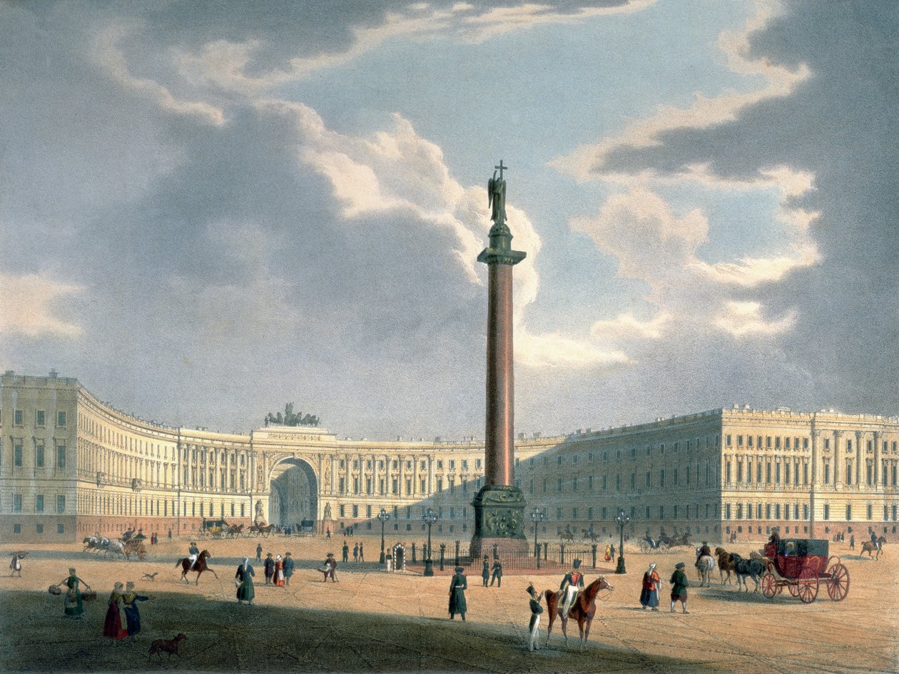 Alexander Sütunu ve St. Petersburg