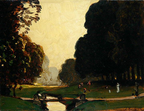 Küçük Fulda, Karlsaue Park, Kassel by Louis Kolitz