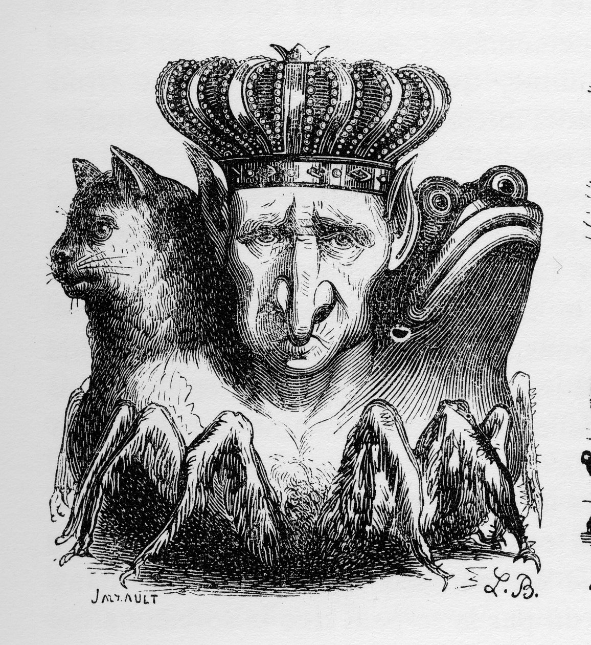 Bael - Baal - (iblis) - Bael, cehennemi gücün başıdır - Collin de Plancy